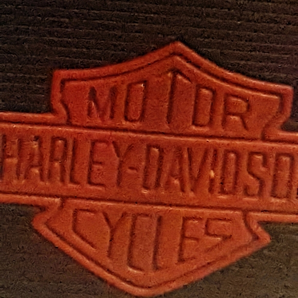 SOLD!! Harley-Davidson Signature Leather Boots - Picture 6 of 8